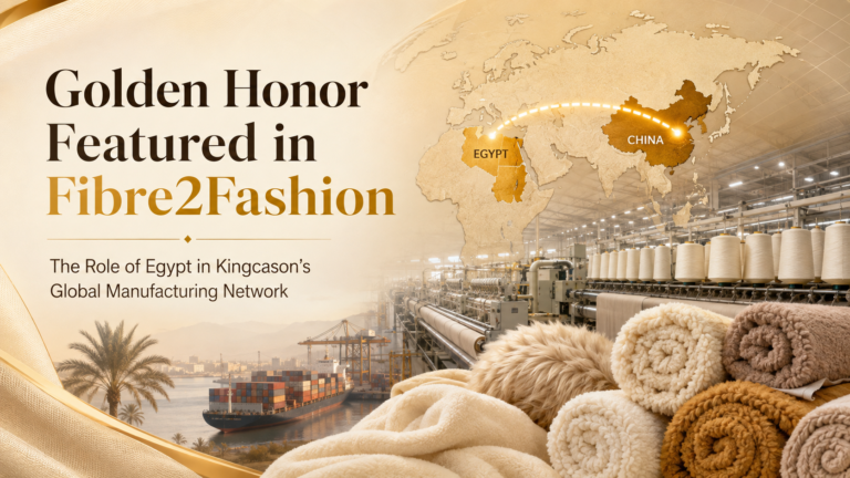 Golden Honor Egypt textile factory and China–Egypt manufacturing network featured in Fibre2Fashion, with fleece fabrics, textile production and global sourcing.